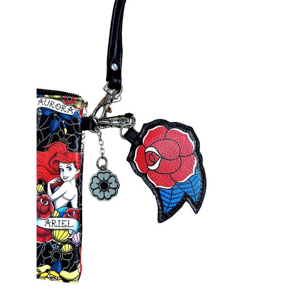 Loungefly Disney Princess Tattoo Bag Strap NEW Ariel Belle Snow White Aurora - Picture 3 of 11